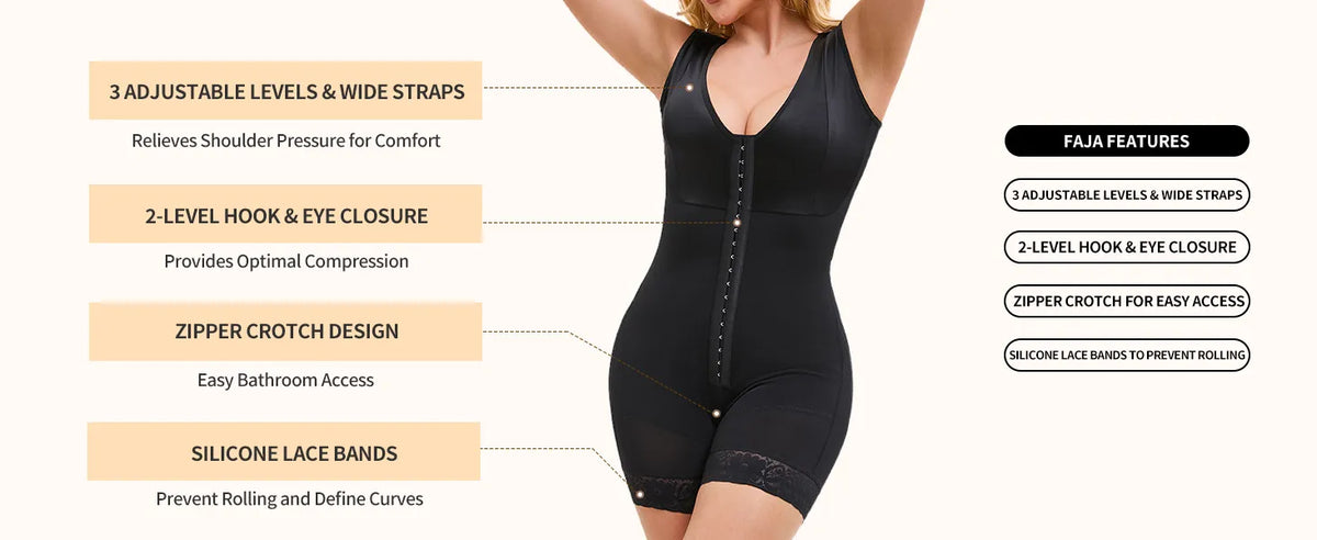 Women’s Full Body Tummy Control Shapewear Faja Style