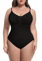 Full-Figured Comfort Tummy Control Shapewear Bodysuit - Seamless Slimming Thong Body Shaper
