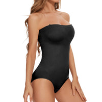 Strapless Bodysuit Shapewear for Women Tummy Control Sculpting Bodysuit Slimming Body Shaper Under Dress